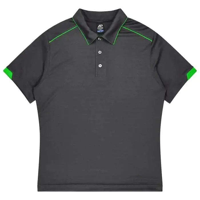 Aussie Pacific Currumbin Men's Polo Shirt 1320 Aussie Pacific SLATE/BLACK S